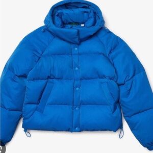 Lacoste 
Women’s LIVE Detachable Hood Short Quilted Rain Jacket